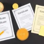 Certificates paper