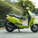 Different types of gas powered scooters with varying engine sizes and styles, showcasing their speed and distance capabilities.