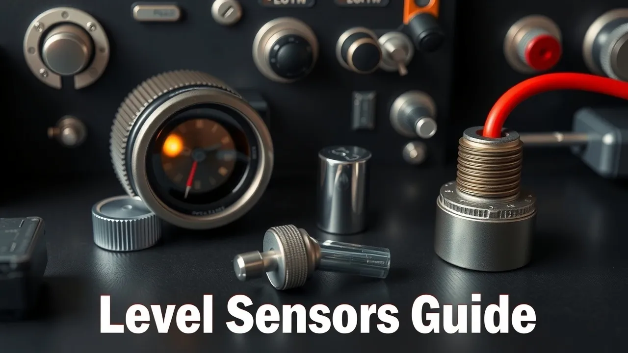 Comparison chart of ultrasonic, capacitive, radar, and float level sensors, highlighting advantages and disadvantages for industrial applications.