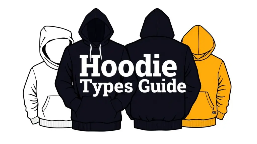 Different types of hoodies with details on materials, fits, and features to help you choose the perfect one.