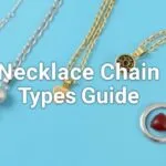 Different types of necklace chains, including materials like gold and silver, and styles for men and women.