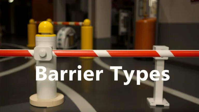 Different types of security barriers protecting against vehicle ramming, pedestrian intrusion, and environmental hazards.