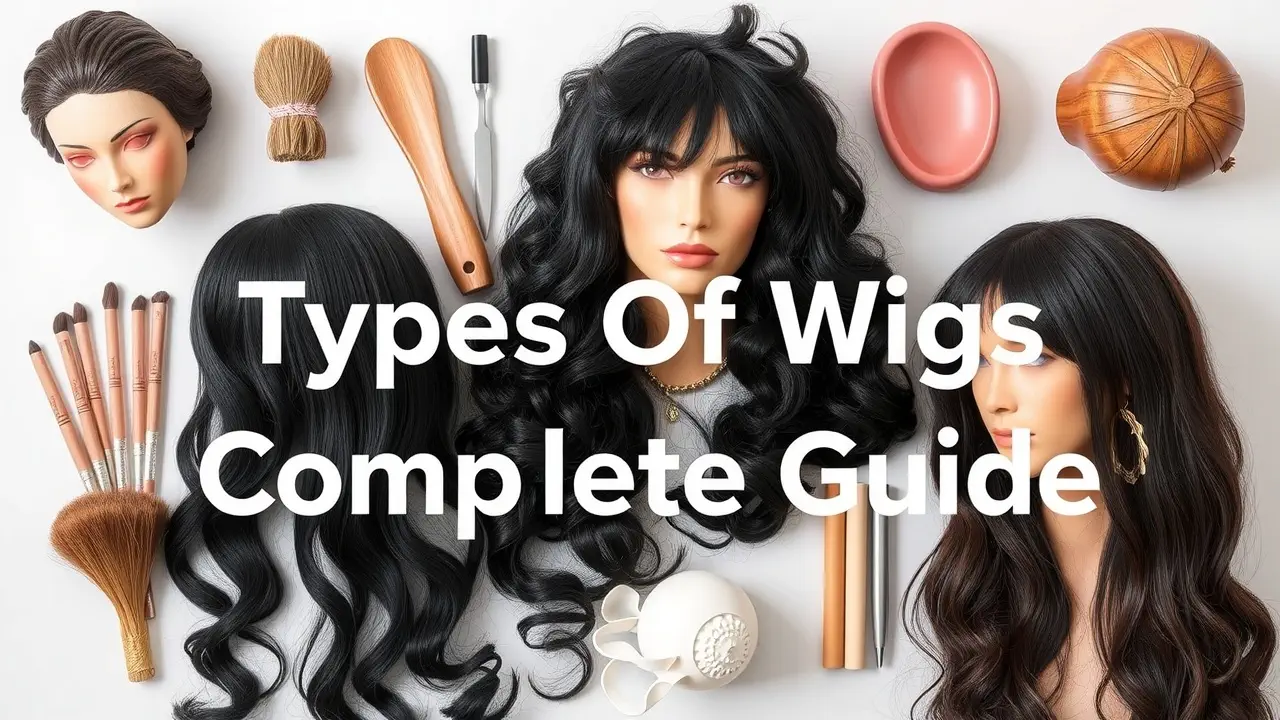 Different types of wigs: synthetic, human hair, and lace front wigs. A complete guide to choosing the right wig for your needs and budget.