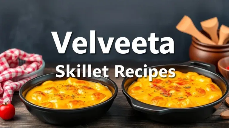 Delicious and easy Velveeta skillet recipes, perfect for a quick weeknight dinner.