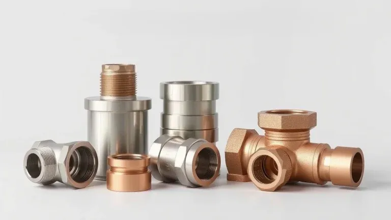 Diagram showing how to install PEX compression fittings, including the compression nut, O-ring, and fitting body.