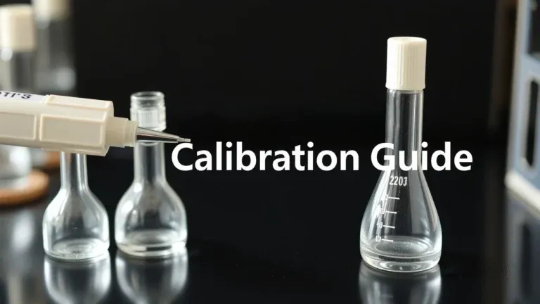 Micropipette calibration guide showing proper techniques, troubleshooting steps, and safety precautions for accurate and safe liquid handling in a laboratory setting.