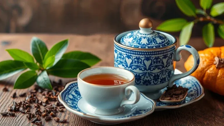 Assortment of Indian teas, including black tea, masala chai, and other varieties, showcasing the diverse range of colors and textures.