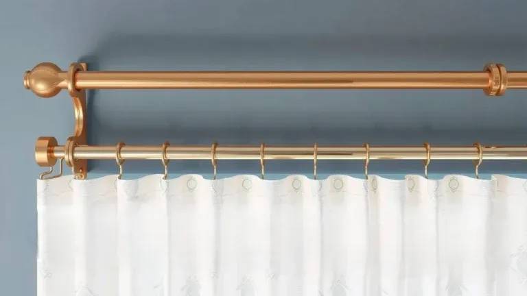 Different types of curtain rails including rod, track, and bay window options. A guide to choosing the right curtain rail for your home.