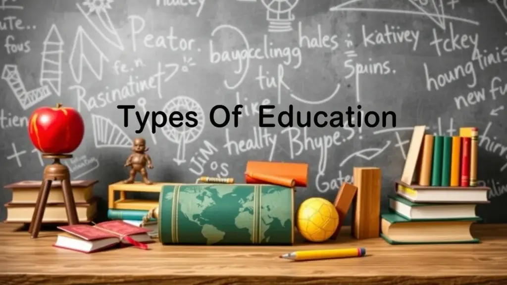 Infographic explaining the differences between formal, informal, and non-formal education with examples.