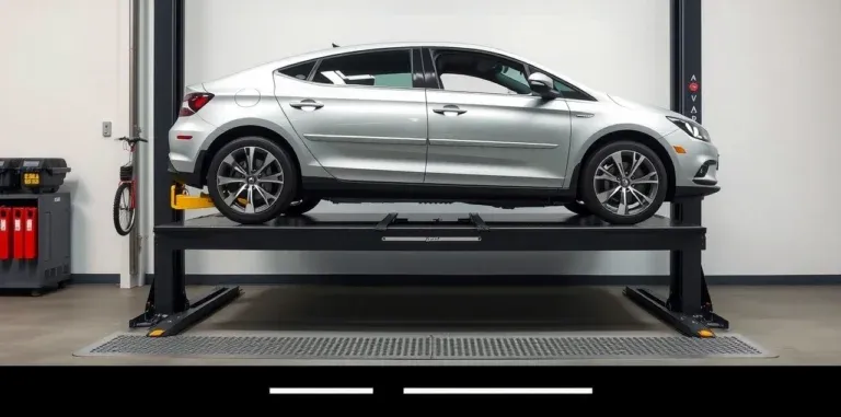 Comparison chart of 2 post, 4 post, and scissor car lifts, highlighting weight capacity and ideal use cases for home garages and professional shops.