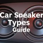 Different types of car speakers' coaxial component subwoofer explained.