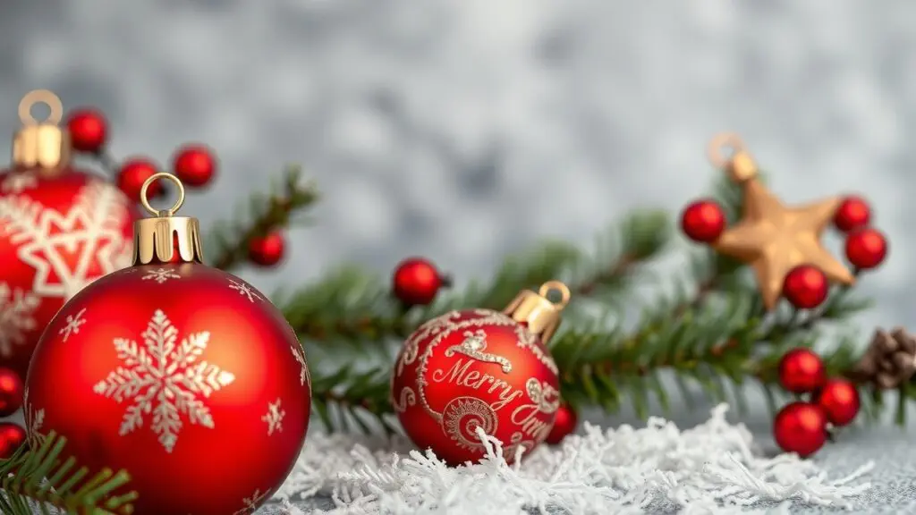 Christmas tree ornaments, various themes and styles, decorating ideas, color schemes, size guide, cohesive decorations.