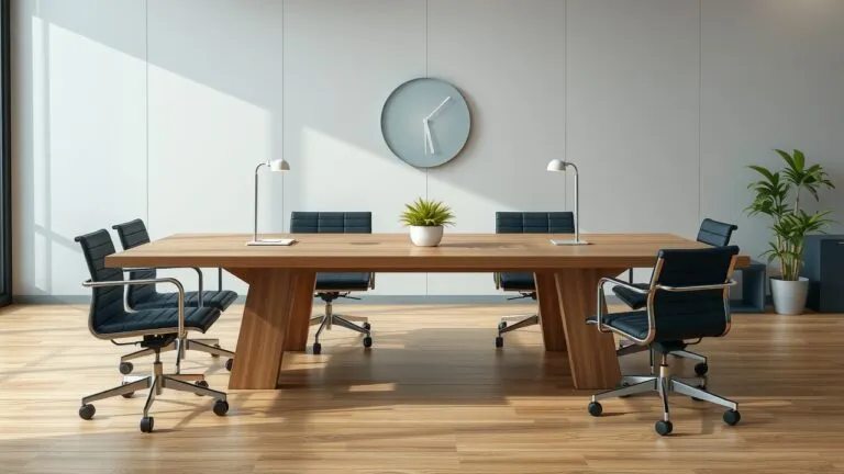 Conference table ergonomics, layout, and maintenance tips for maximizing investment and productivity.