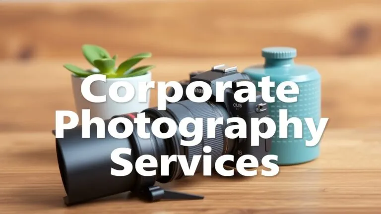 Professional corporate photography services for businesses, showcasing headshots, event photography, architectural, industrial, product shots, and environmental portraits.