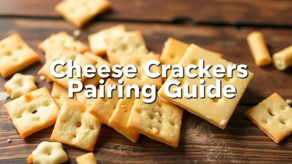 Various types of crackers arranged with different cheeses, illustrating perfect pairings for a delicious snack.