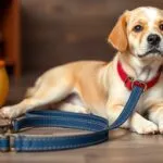 Different types of dog leashes including retractable, adjustable, nylon, leather, and chain leashes.