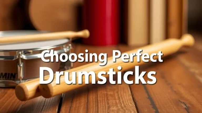 Choosing the perfect drumsticks - A guide based on playing style, skill level, physical factors, and drum setup.