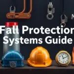 Different types of fall protection systems, including fall arrest, fall restraint, and fall prevention systems, ensuring workplace safety.