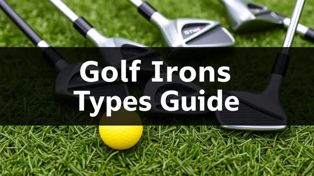 Different types of golf irons - blades, cavity backs, and more, guide to choosing the right irons for your game.