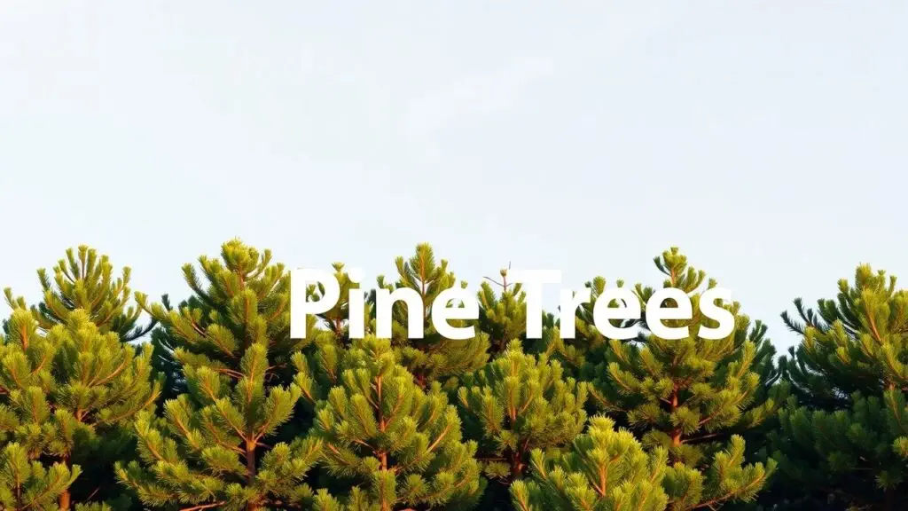 Identifying different types of pine trees, including Eastern White Pine and Red Pine, and comparing them to spruce and fir trees.