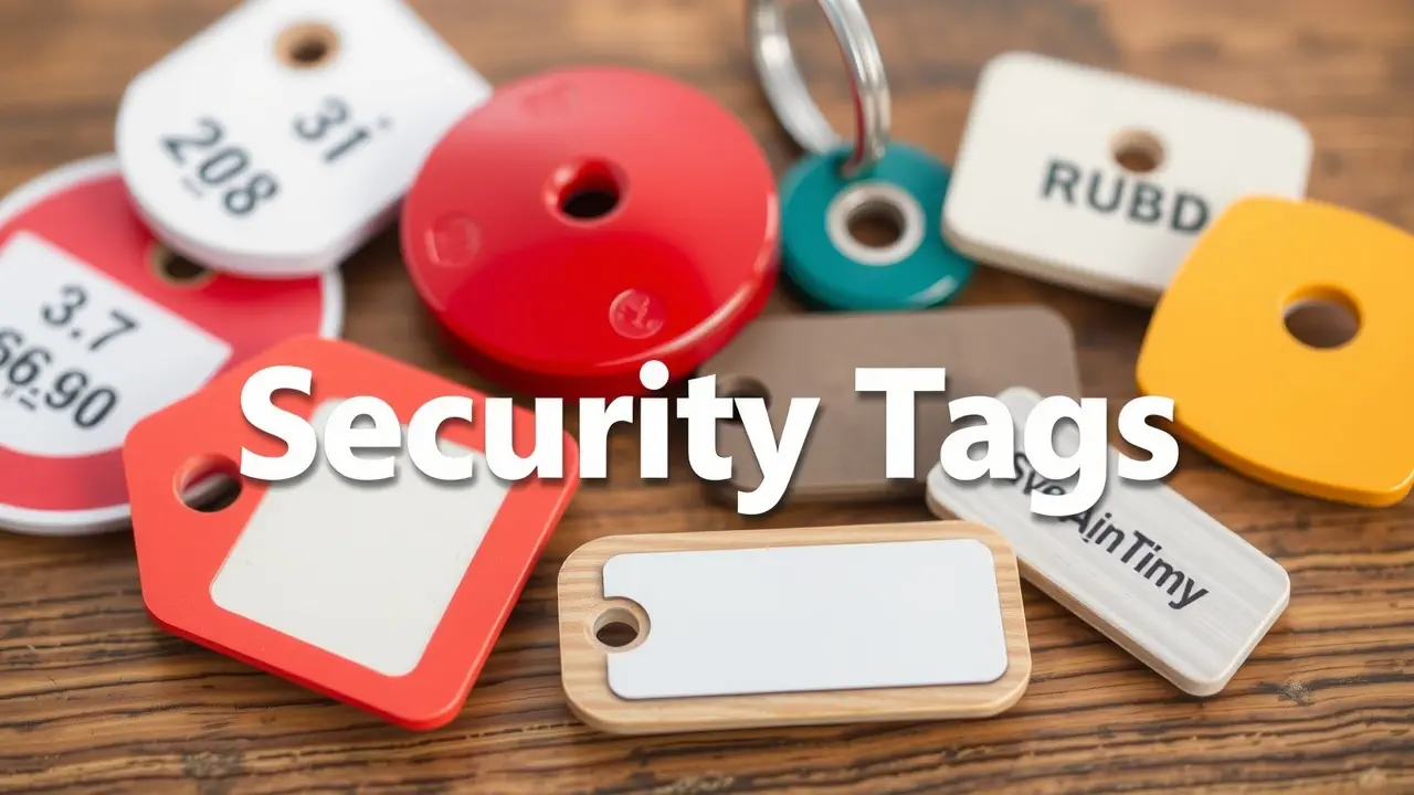 Different types of security tags, including hard tags, soft tags, and RFID, for improved inventory control and shoplifting reduction.