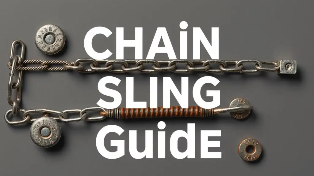 Chain slings - heavy-duty lifting equipment, configurations, advantages, limitations, and safety guidelines for various industrial applications.
