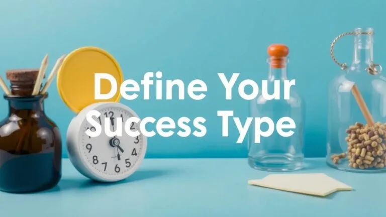 Infographic showing different types of success, personal and professional achievements, goals, and milestones.