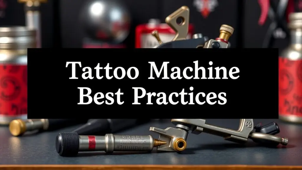 Best practices for tattoo machine use, including maintenance, needle selection, safety, setup, and troubleshooting.