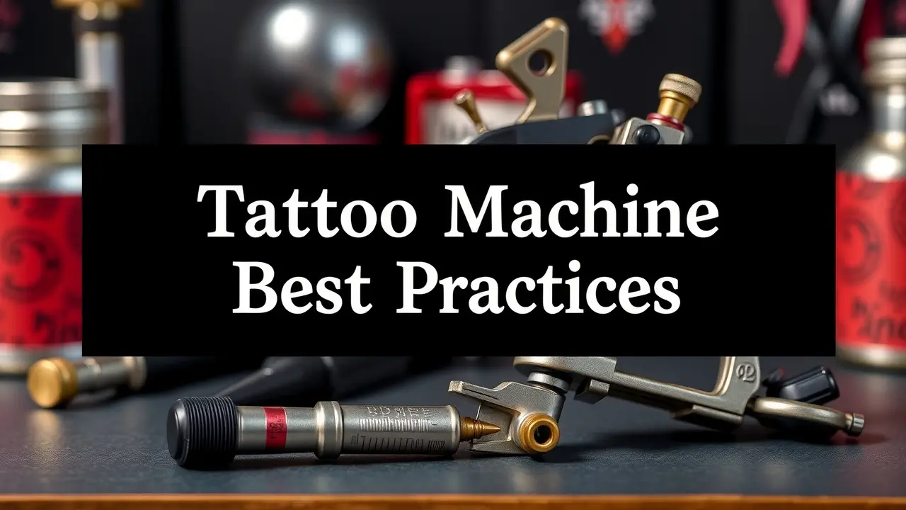Best practices for tattoo machine use, including maintenance, needle selection, safety, setup, and troubleshooting.