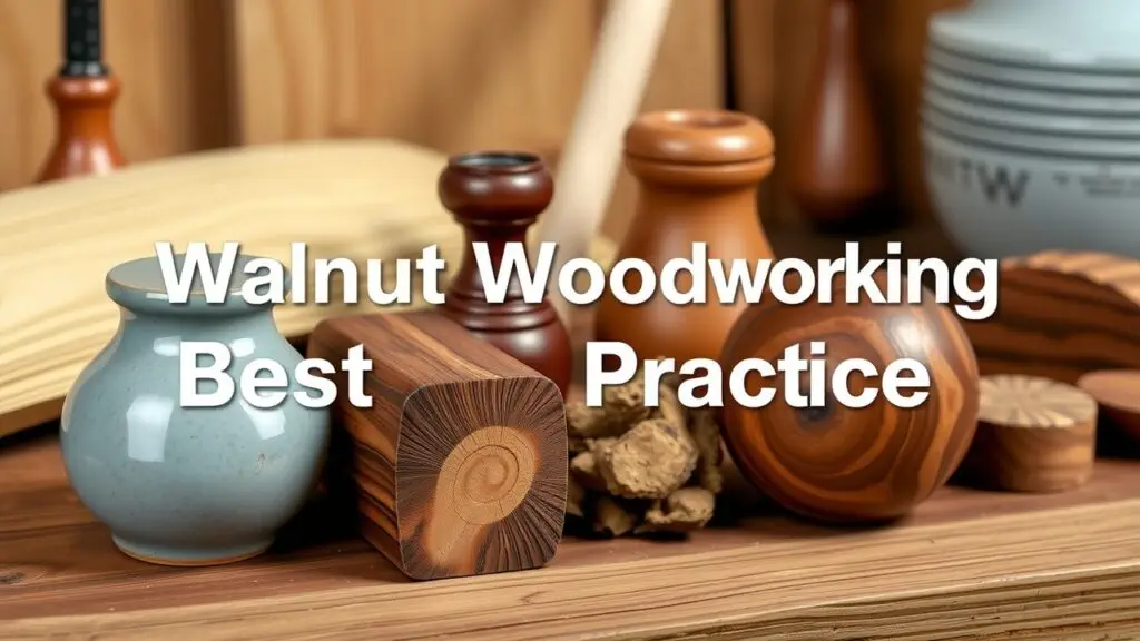 Guide to walnut wood preparation, tool selection, finishing techniques, and troubleshooting common issues like tear-out and uneven staining, showcasing beautiful wood grain, and ensuring successful woodworking projects.