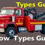 Different types of tow trucks, including flatbed, wheel lift, and others, ready to assist with vehicle recovery and transport.