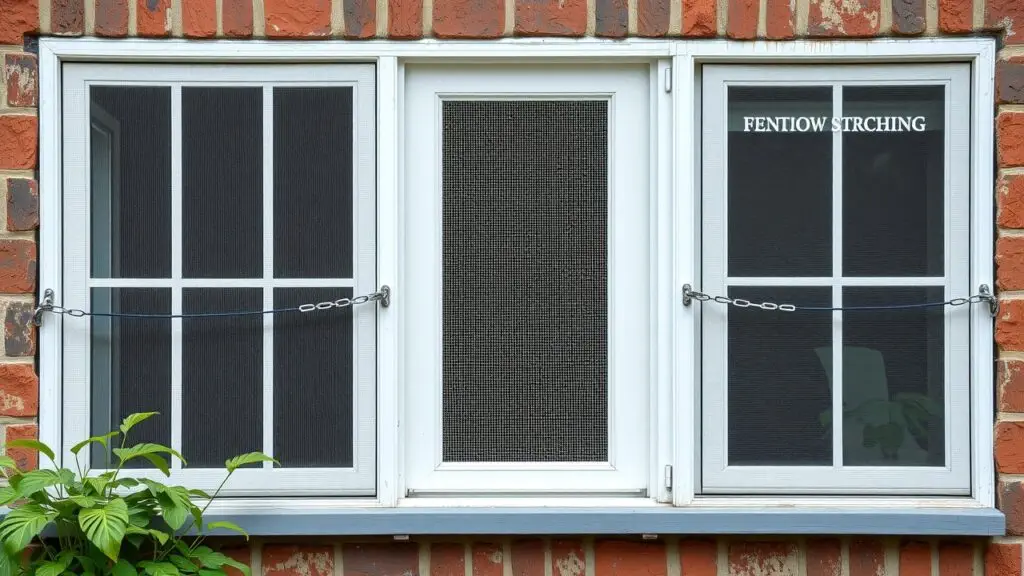 Comparison of window screen frame materials (aluminum, vinyl, wood) highlighting durability, aesthetic appeal, and maintenance; diagram showing different window screen styles (outswing, inswing, fixed, sliding).