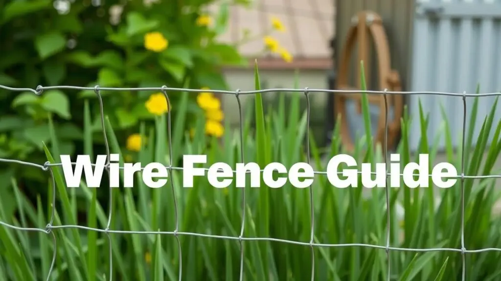 Different types of wire fences, including electric fence and horse fence, and their comparison.