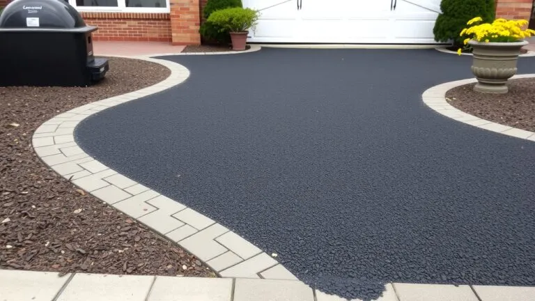 Different driveway surface options, including gravel, concrete, pavers, and asphalt. Choose the best material for your home.