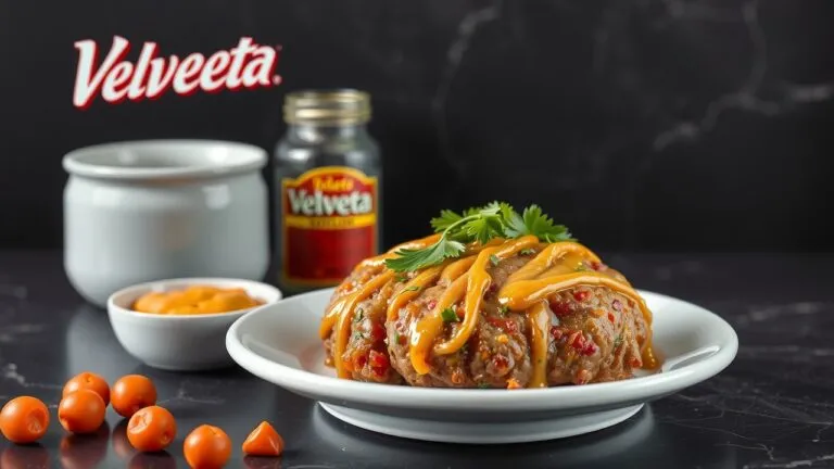 Velveeta skillet with ground beef, chicken, bacon, and pork sausage.