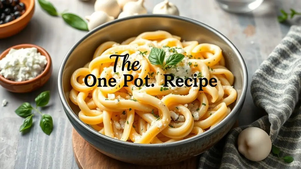 Creamy One Pot Alfredo Pasta with Chicken and Vegetables.