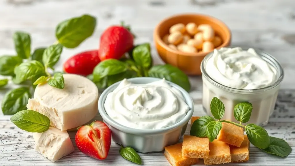 Healthy alternatives to Velveeta - low-fat cream cheese and Greek yogurt in skillet recipes, offering reduced fat, increased protein, and delicious flavor.