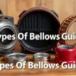 Different types of bellows including metal rubber and plastic bellows with their applications.
