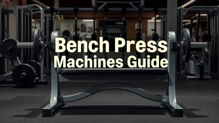 Different types of bench press machines for a complete chest workout.