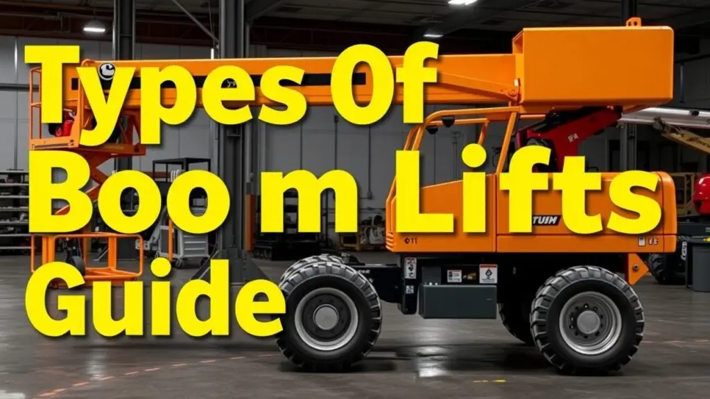 Comparison chart of articulating, telescopic, and other boom lifts, highlighting reach, maneuverability, and worksite suitability for choosing the right aerial lift.