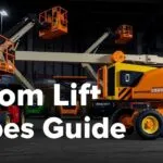 Comparison chart of articulating, telescopic, and other boom lift types, highlighting reach, maneuverability, and best uses for each.
