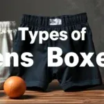 Guide to different types of men's boxers, including boxer briefs, shorts, and more, showcasing various styles and materials.