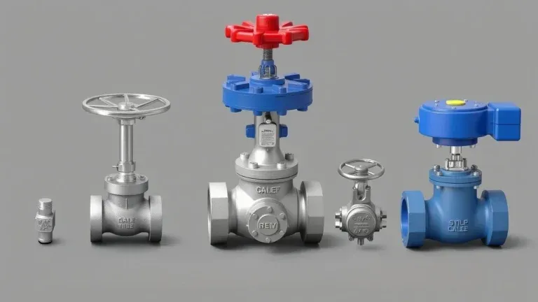 Different types of control valves including ball, globe, butterfly, gate, check, and needle valves. A guide to choosing the right valve for your system.