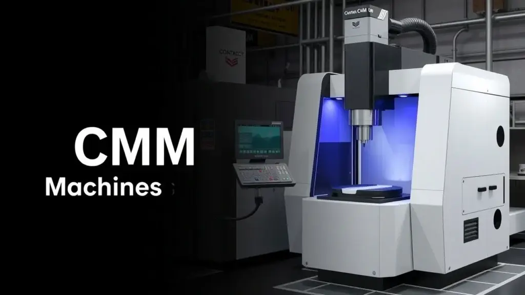 Different types of coordinate measuring machines (CMMs) used in manufacturing, showcasing their accuracy and precision for various applications.