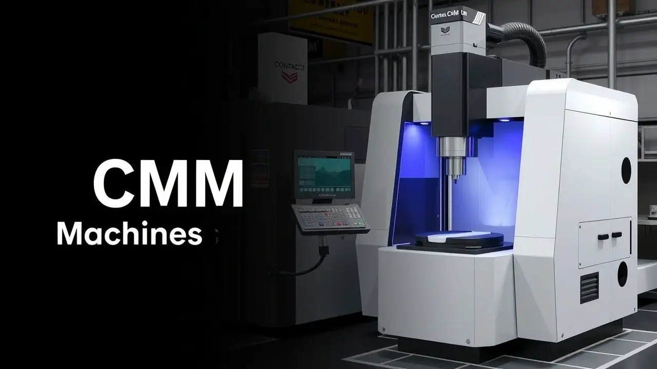 Different types of coordinate measuring machines (CMMs) used in manufacturing, showcasing their accuracy and precision for various applications.