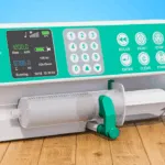 Enteral feeding pump benefits include precise nutrient delivery, reduced waste, and accommodation of various formulas. Risks include mechanical failure, infection, and aspiration pneumonia.