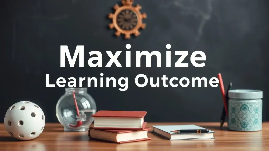 Maximize Learning Outcomes - Time Management, Active Learning, Supportive Community, Seeking Help, and Effective Tech Use.