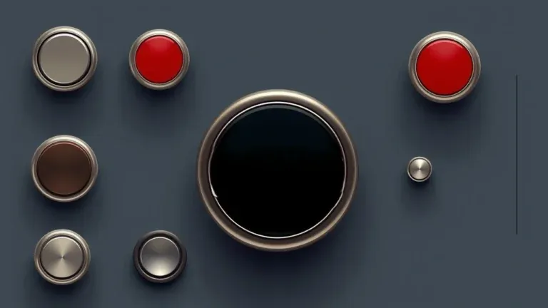 Different types of push button controls, including momentary and latching switches, used in industrial automation, consumer electronics, automotive systems, and medical devices.