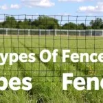 Different types of wire fences, including electric fence and horse fence, shown in a side-by-side comparison.