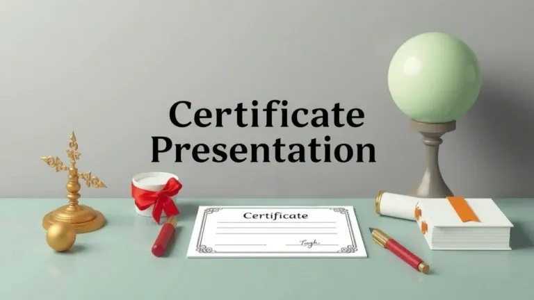 Infographic showing various certificate presentation methods, including physical certificates, digital certificates, award presentations, recognition presentations, and achievement presentations.
